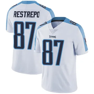 Men's Xavier Restrepo Tennessee Titans Nike Limited Vapor Untouchable Jersey - White