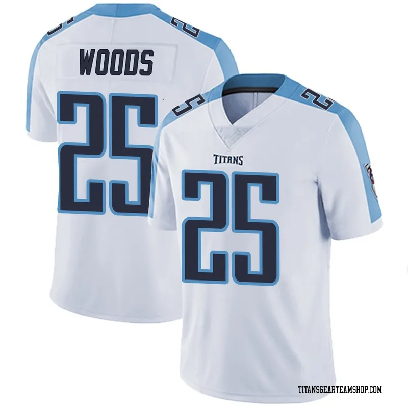 Men's Xavier Woods Tennessee Titans Nike Limited Vapor Untouchable Jersey - White