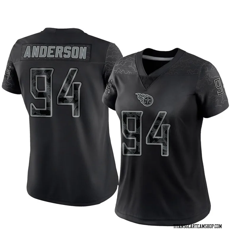 Women's Abdullah Anderson Tennessee Titans Nike Limited Reflective Jersey - Black
