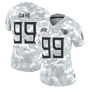 Women's Ali Gaye Tennessee Titans Nike Limited 2024 Salute to Service Jersey - Arctic Camo