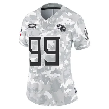 Women's Ali Gaye Tennessee Titans Nike Limited 2024 Salute to Service Jersey - Arctic Camo