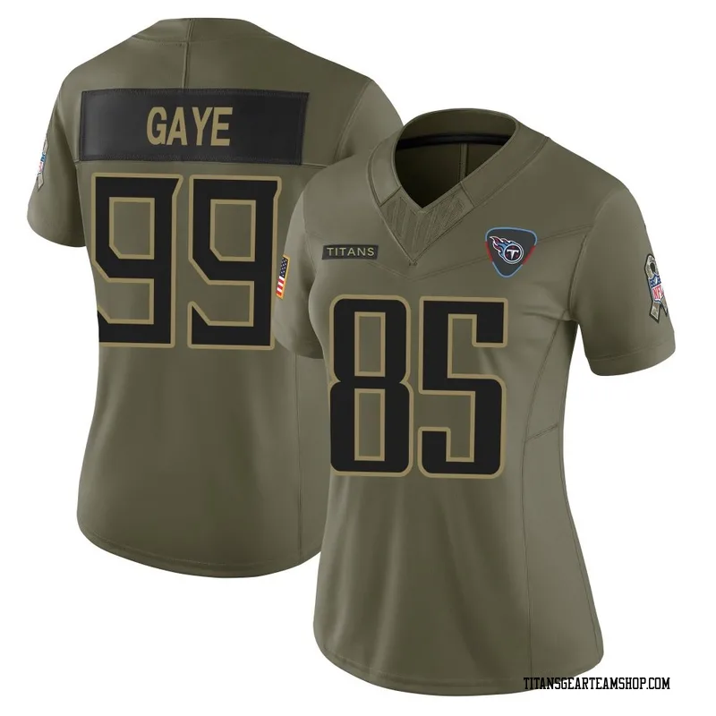 Women's Ali Gaye Tennessee Titans Nike Limited 2025 Salute to Service Jersey - Olive
