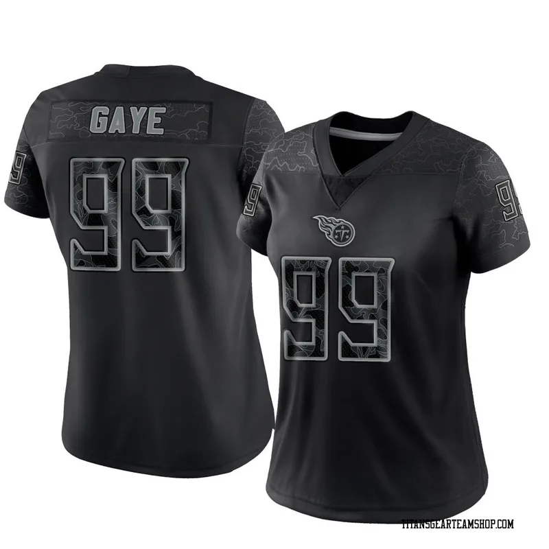 Women's Ali Gaye Tennessee Titans Nike Limited Reflective Jersey - Black