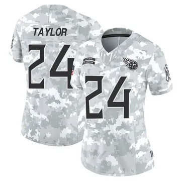 Women's Alontae Taylor Tennessee Titans Nike Limited 2024 Salute to Service Jersey - Arctic Camo
