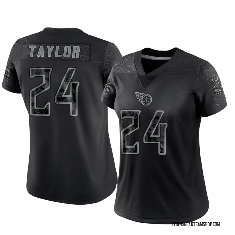 Women's Alontae Taylor Tennessee Titans Nike Limited Reflective Jersey - Black