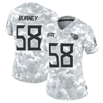 Women's Amari Burney Tennessee Titans Nike Limited 2024 Salute to Service Jersey - Arctic Camo