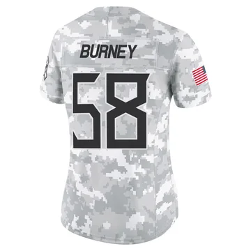 Women's Amari Burney Tennessee Titans Nike Limited 2024 Salute to Service Jersey - Arctic Camo