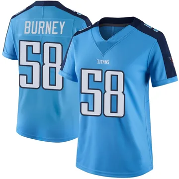 Women's Amari Burney Tennessee Titans Nike Limited Color Rush Jersey - Light Blue