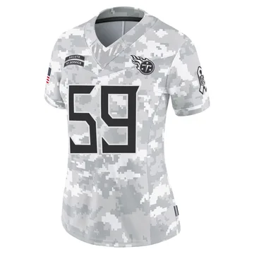 Women's Anfernee Orji Tennessee Titans Nike Limited 2024 Salute to Service Jersey - Arctic Camo