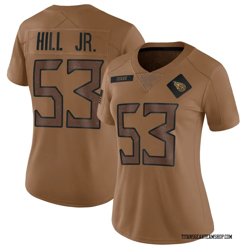 Women's Anthony Hill Jr. Tennessee Titans Nike Limited 2023 Salute To Service Jersey - Brown