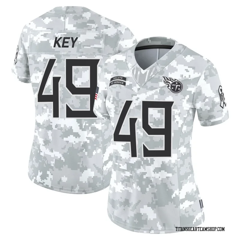 Women's Arden Key Tennessee Titans Nike Limited 2024 Salute to Service Jersey - Arctic Camo