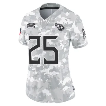 Women's Armani Marsh Tennessee Titans Nike Limited 2024 Salute to Service Jersey - Arctic Camo