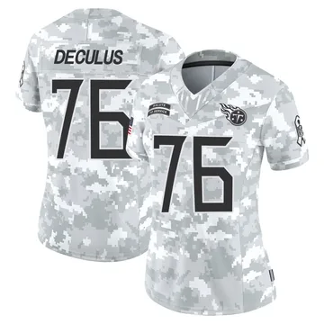 Women's Austin Deculus Tennessee Titans Nike Limited 2024 Salute to Service Jersey - Arctic Camo