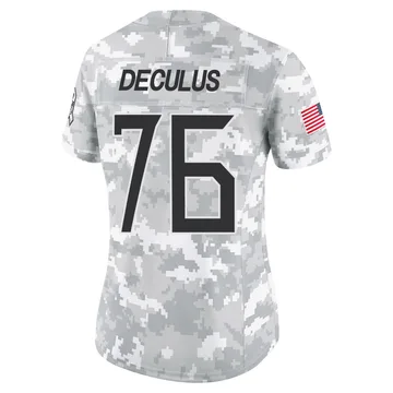 Women's Austin Deculus Tennessee Titans Nike Limited 2024 Salute to Service Jersey - Arctic Camo