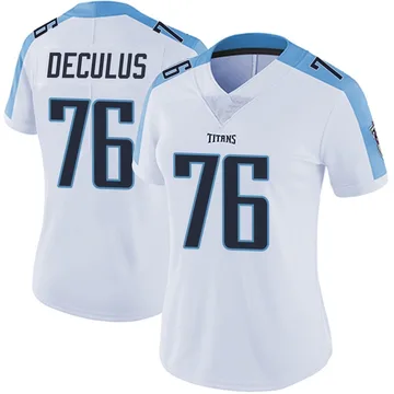 Women's Austin Deculus Tennessee Titans Nike Limited Vapor Untouchable Jersey - White