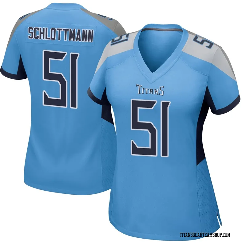 Women's Austin Schlottmann Tennessee Titans Nike Game Jersey - Light Blue