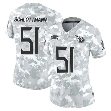 Women's Austin Schlottmann Tennessee Titans Nike Limited 2024 Salute to Service Jersey - Arctic Camo
