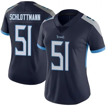 Women's Austin Schlottmann Tennessee Titans Nike Limited Vapor Untouchable Jersey - Navy