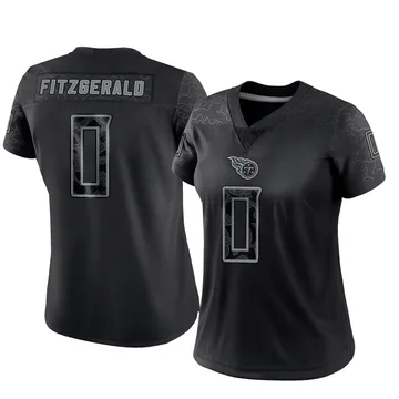 Women's Bishop Fitzgerald Tennessee Titans Nike Limited Reflective Jersey - Black