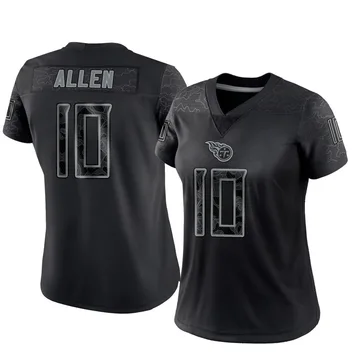 Women's Brandon Allen Tennessee Titans Nike Limited Reflective Jersey - Black