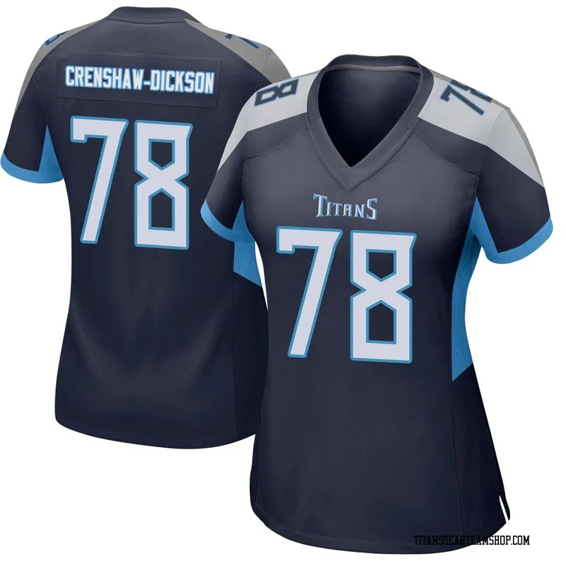 Women's Brandon Crenshaw-Dickson Tennessee Titans Nike Game Jersey - Navy
