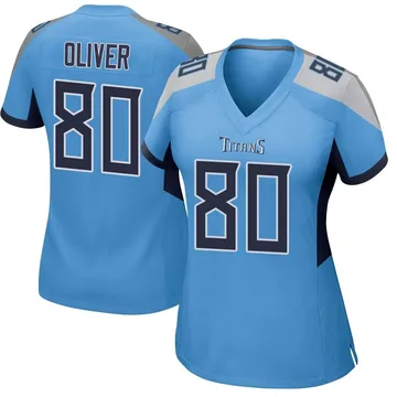 Women's Bryce Oliver Tennessee Titans Nike Game Jersey - Light Blue