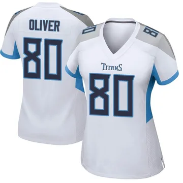 Women's Bryce Oliver Tennessee Titans Nike Game Jersey - White