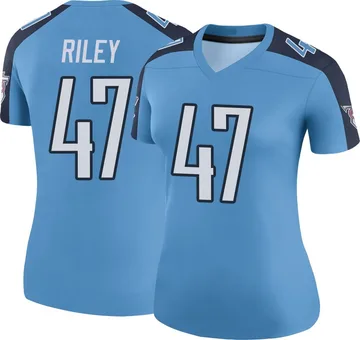 Women's Cam Riley Tennessee Titans Nike Legend Color Rush Jersey - Light Blue