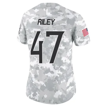 Women's Cam Riley Tennessee Titans Nike Limited 2024 Salute to Service Jersey - Arctic Camo
