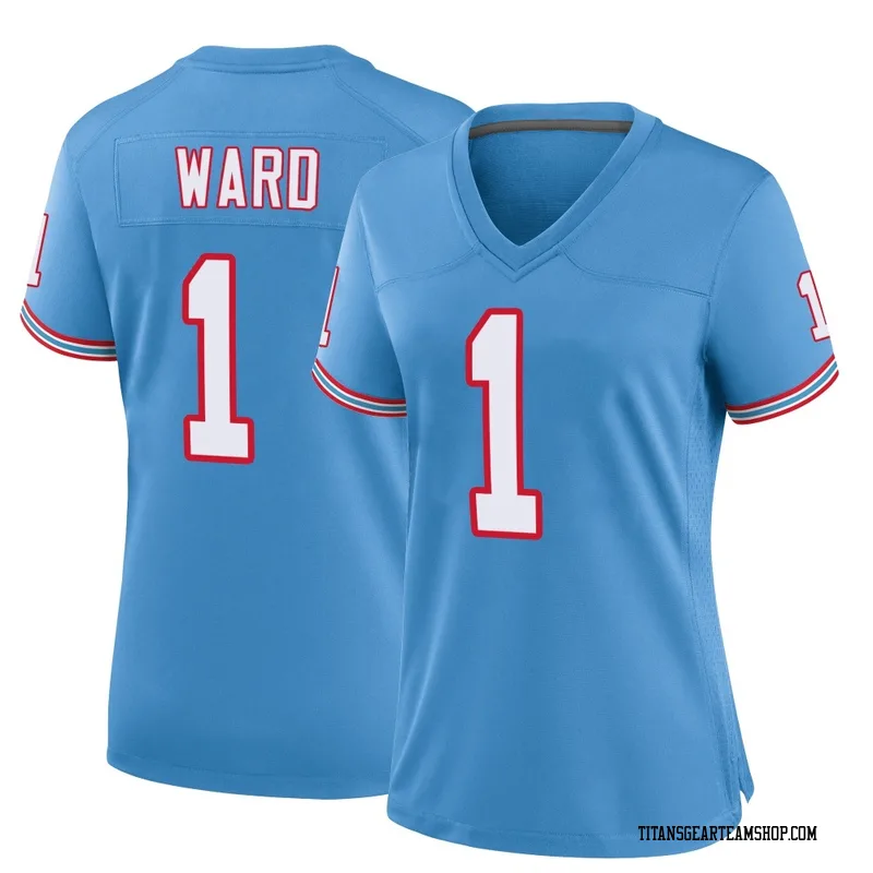 Women's Cam Ward Tennessee Titans Nike Game Oilers Throwback Alternate Jersey - Light Blue