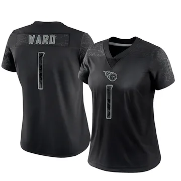 Women's Cam Ward Tennessee Titans Nike Limited Reflective Jersey - Black