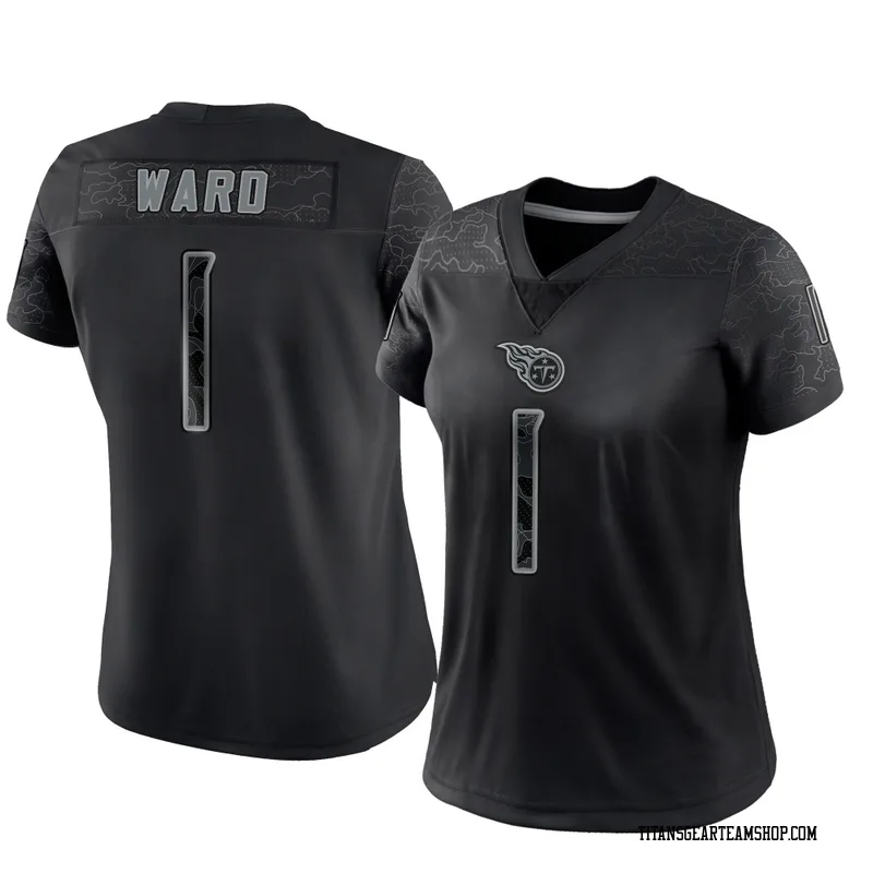 Women's Cam Ward Tennessee Titans Nike Limited Reflective Jersey - Black