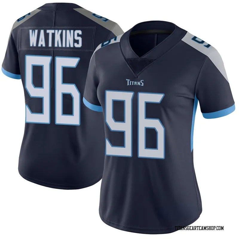 Women's Carlos Watkins Tennessee Titans Nike Limited Vapor Untouchable Jersey - Navy
