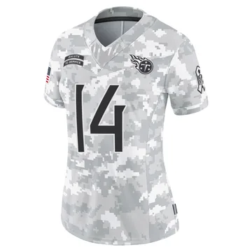 Women's Carnell Tate Tennessee Titans Nike Limited 2024 Salute to Service Jersey - Arctic Camo
