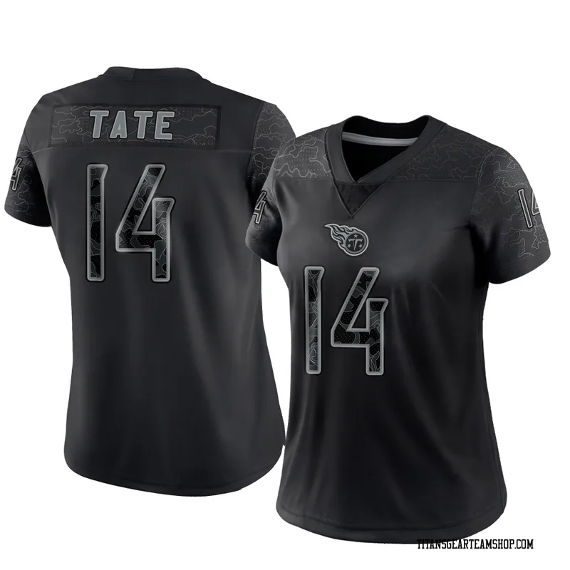 Women's Carnell Tate Tennessee Titans Nike Limited Reflective Jersey - Black