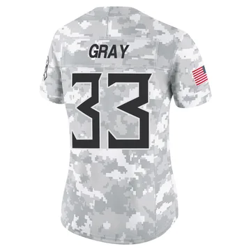 Women's Cedric Gray Tennessee Titans Nike Limited 2024 Salute to Service Jersey - Arctic Camo