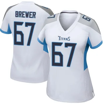 Women's Chandler Brewer Tennessee Titans Nike Game Jersey - White