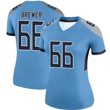 Women's Chandler Brewer Tennessee Titans Nike Legend Jersey - Light Blue
