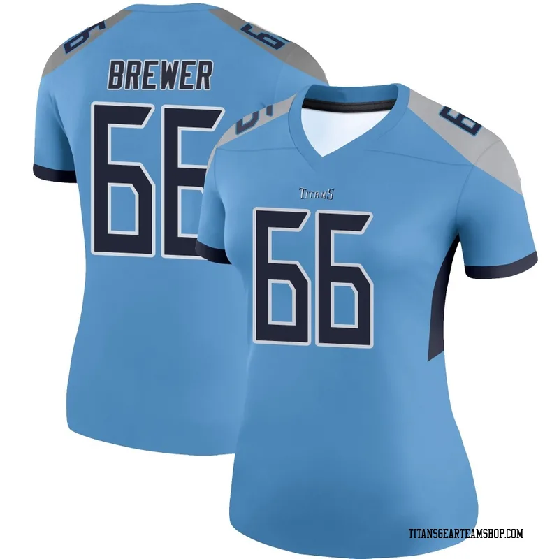 Women's Chandler Brewer Tennessee Titans Nike Legend Jersey - Light Blue