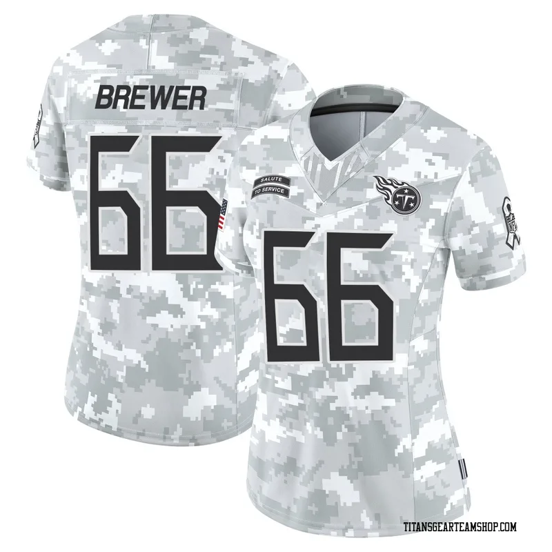 Women's Chandler Brewer Tennessee Titans Nike Limited 2024 Salute to Service Jersey - Arctic Camo