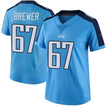 Women's Chandler Brewer Tennessee Titans Nike Limited Color Rush Jersey - Light Blue