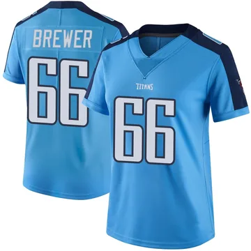 Women's Chandler Brewer Tennessee Titans Nike Limited Color Rush Jersey - Light Blue