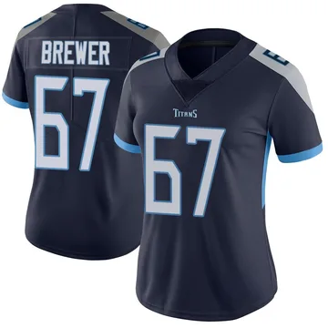 Women's Chandler Brewer Tennessee Titans Nike Limited Vapor Untouchable Jersey - Navy