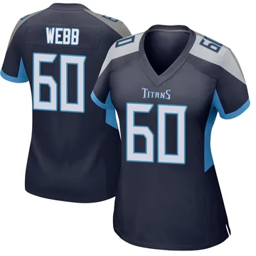 Women's Clay Webb Tennessee Titans Nike Game Jersey - Navy