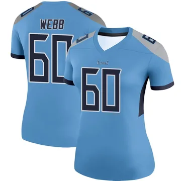 Women's Clay Webb Tennessee Titans Nike Legend Jersey - Light Blue