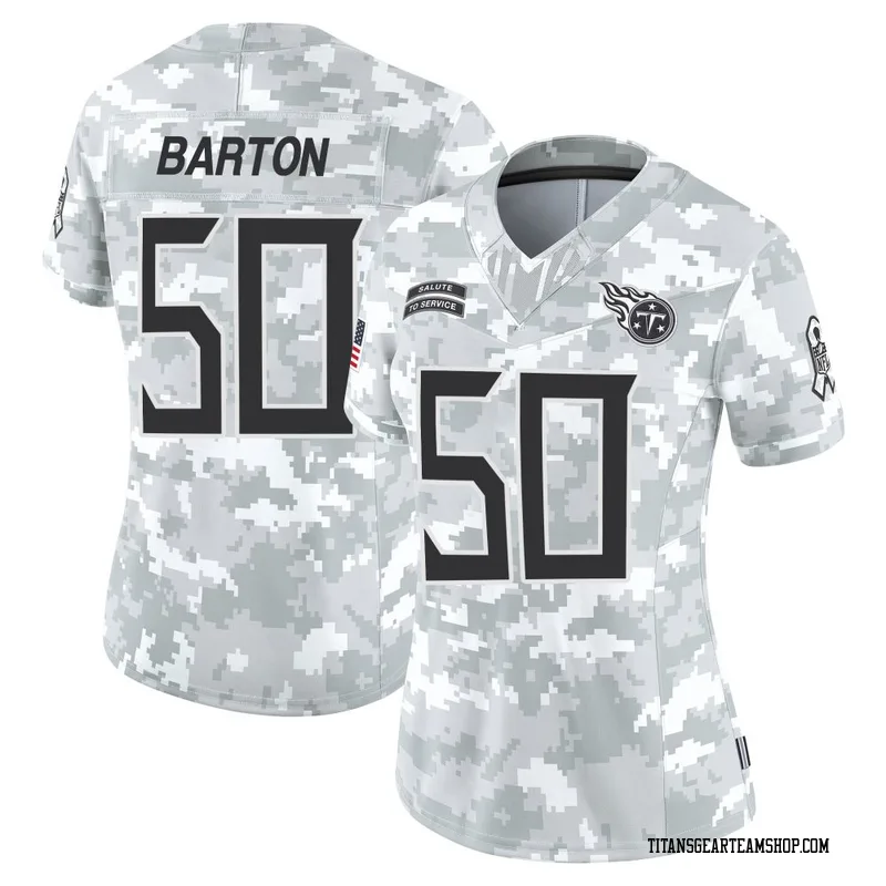 Women's Cody Barton Tennessee Titans Nike Limited 2024 Salute to Service Jersey - Arctic Camo