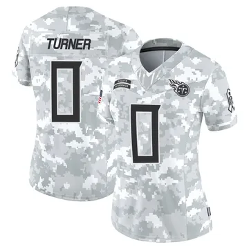 Women's Cole Turner Tennessee Titans Nike Limited 2024 Salute to Service Jersey - Arctic Camo