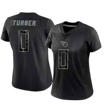 Women's Cole Turner Tennessee Titans Nike Limited Reflective Jersey - Black