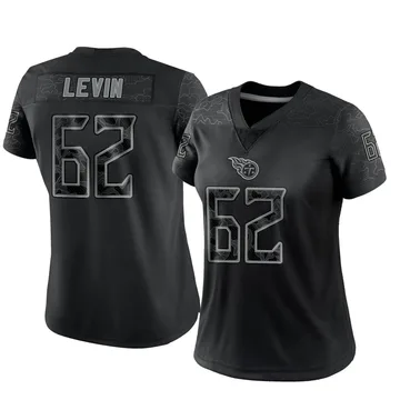 Women's Corey Levin Tennessee Titans Nike Limited Reflective Jersey - Black
