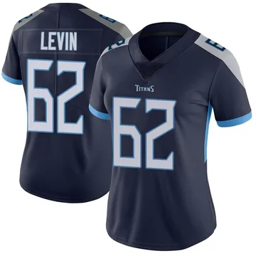 Women's Corey Levin Tennessee Titans Nike Limited Vapor Untouchable Jersey - Navy